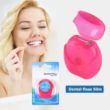 50 м мятный вкус микро воск зубная нить палочки для зубов межзубная щетка