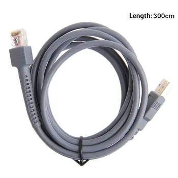 

9FT USB Data Cable for Symbol Barcode Scanner LS1203 LS2208 LS4208 DS3407 DS3408