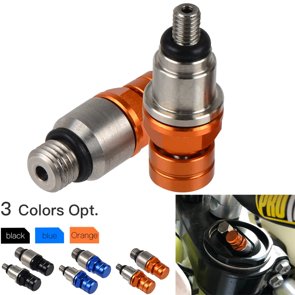

Screw Fork Air Bleeder Valve For KTM SX SXF XC XCF For Husqvarna TC FC TX FX 85 125 250 300 350 450 2017 - 2018 2019 M4x0.7 M8x1