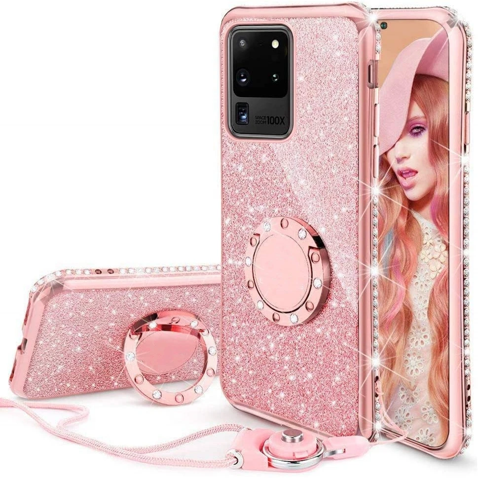 Алмазный чехол для Samsung Galaxy A71 A51 A91 A81 A21 A31 A01 A70 A50 M30s S20 Ultra S10 Note 10 Plus Lite S10E блестящий