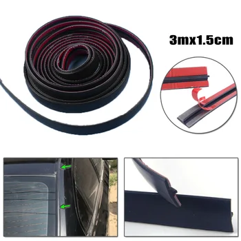 

Black Rubber Seal Strip Replacement Windshield Waterproof 3Meter*1.5cm