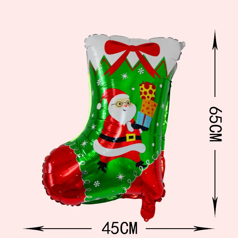 Новинка, Рождественские шары, Санта Клаус, снеговик, шар, Рождественский единорог, рождественские украшения для дома, год - Цвет: shoe