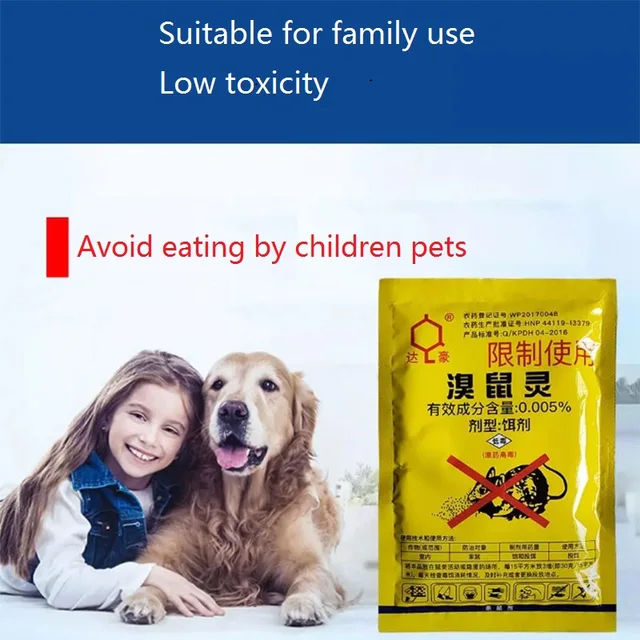 6 Csomag Egér Rágcsáló Csali Patkány Egerek Csapdájának Nagy Hatékonyságú Egerek. - Image 3