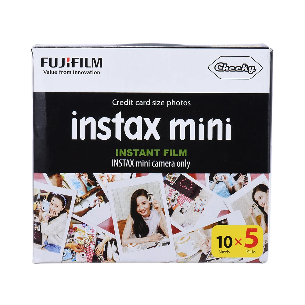 10-100 листов Fuji Fujifilm instax mini белая пленка фото бумага моментальная печать альбом для Fujifilm Instax Mini 7 s/8/25/90