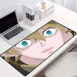 Superfície para o mouse e tapete de teclado trevo preto grande anime bonito mouse pad tapetes de jogo gamer mesa do computador tapete