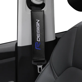 

Seat Belt Cover Car Styling Carbon Fiber Case For Volvo RDESIGN XC90 S60 CX60 S80 V40 S40 XC70 V60 XC40 V90 Accessories