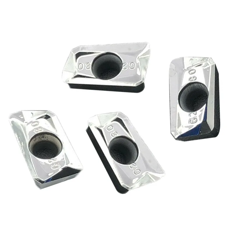 

Copper Cutter 10pcs Milling Insert Carbide Blade Sharp Aluminum Alloy Replace