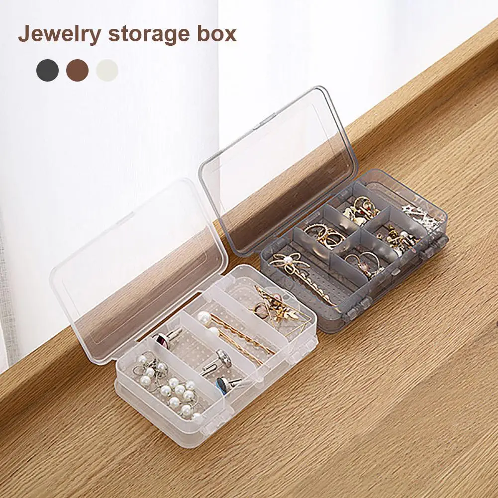 

High Quality Jewelry Box Organizer Storage Leather Holder Earrings Ring Necklace Case Protable Jewel Packaging For Gift Displays