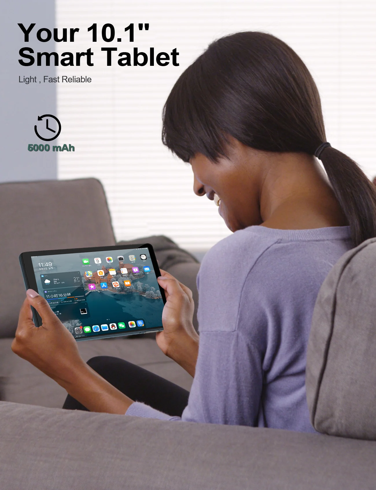 10.1 Inch Octa Core Tablet - 3G Network, 4GB/64GB, Mi Pad 5 Pro, Android 9.0, Phone Call, GPS, WiFi, Bluetooth Tablet Description Image.This Product Can Be Found With The Tag Names Computer Office, Network tablet pc, Tablets