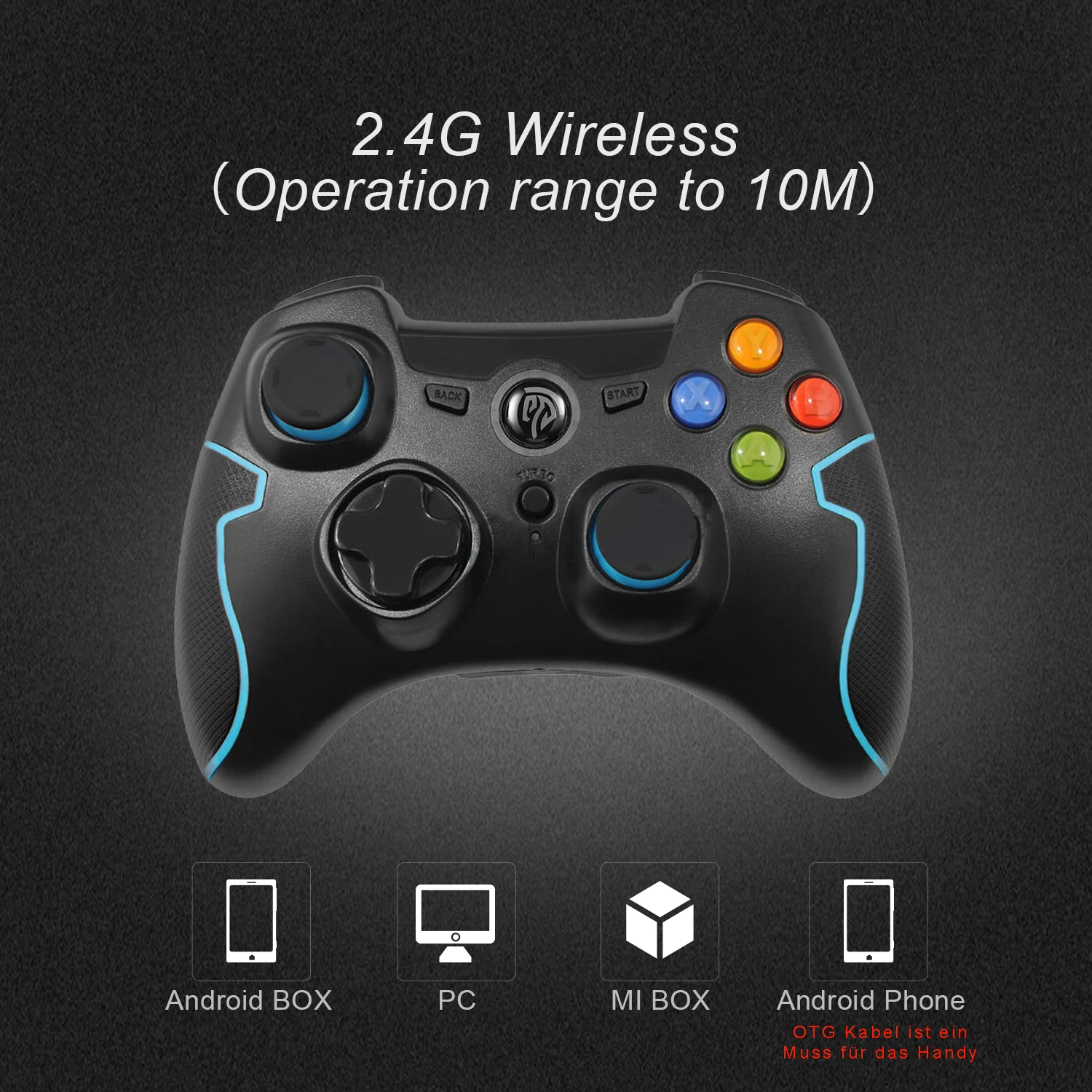 Геймпад для PS3 беспроводной игровой контроллер совместим с ПК ТВ коробка Android смартфон джойстик телефон контроллер