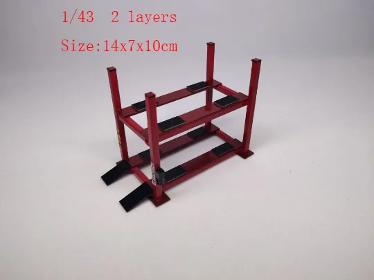 1 43 layers 2 Модель автомобиля лифт 1: 64 1:43 1:24 1:18 двойной одноэтажный Лифт Гараж ремонтная станция Стенд для модели vhicle статический не подвижный - Цвет: 1 43 layers 2