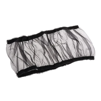 

Bird Cage Cover Seed Catcher Birdcage Nylon Mesh Net Cover Skirt Guard (Black)