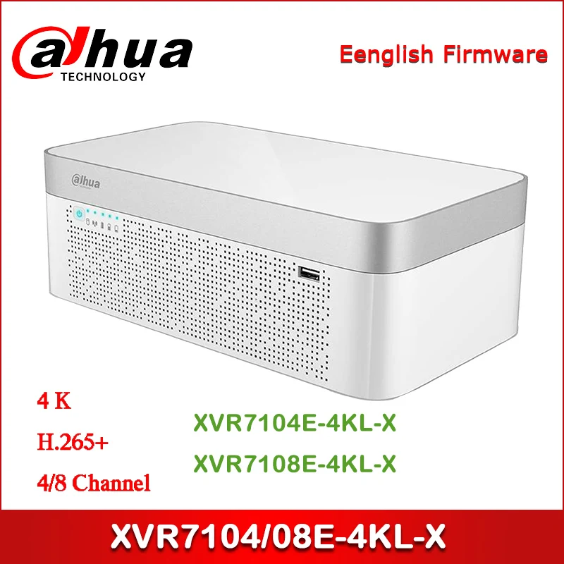Функциональный цифровой видеорегистратор Dahua XVR XVR7104E-4KL-X 4/8 Penta-образный 4K