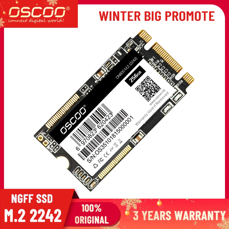 Oscoo M.2 2242 Ngff Ssd Hard Disk128Gb 256Gb 512Gb Solid State Drive 2D Mlc Flash