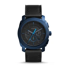 ^#Cheap FOSSIL Machine Chronograph for Men Blue Case Black Leather Watch reloj fossil hombre with box FS5361P ^#Cheap FOSSIL Machine Chronograph for Men Blue Case Black Leather Watch reloj fossil hombre with box FS5361P