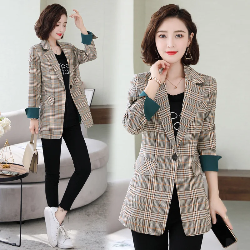 

Smart Elegant Comfortable Versatile by Age Cute Comfortable Casual Fashion Suit Jacket 2019 Autumn New Style