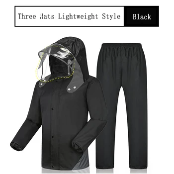 

Waterproof Men Women Raincoat With Pants Moto Electric Adulto Camping Fishing Rain Coat Hiking Rainwear LZG289