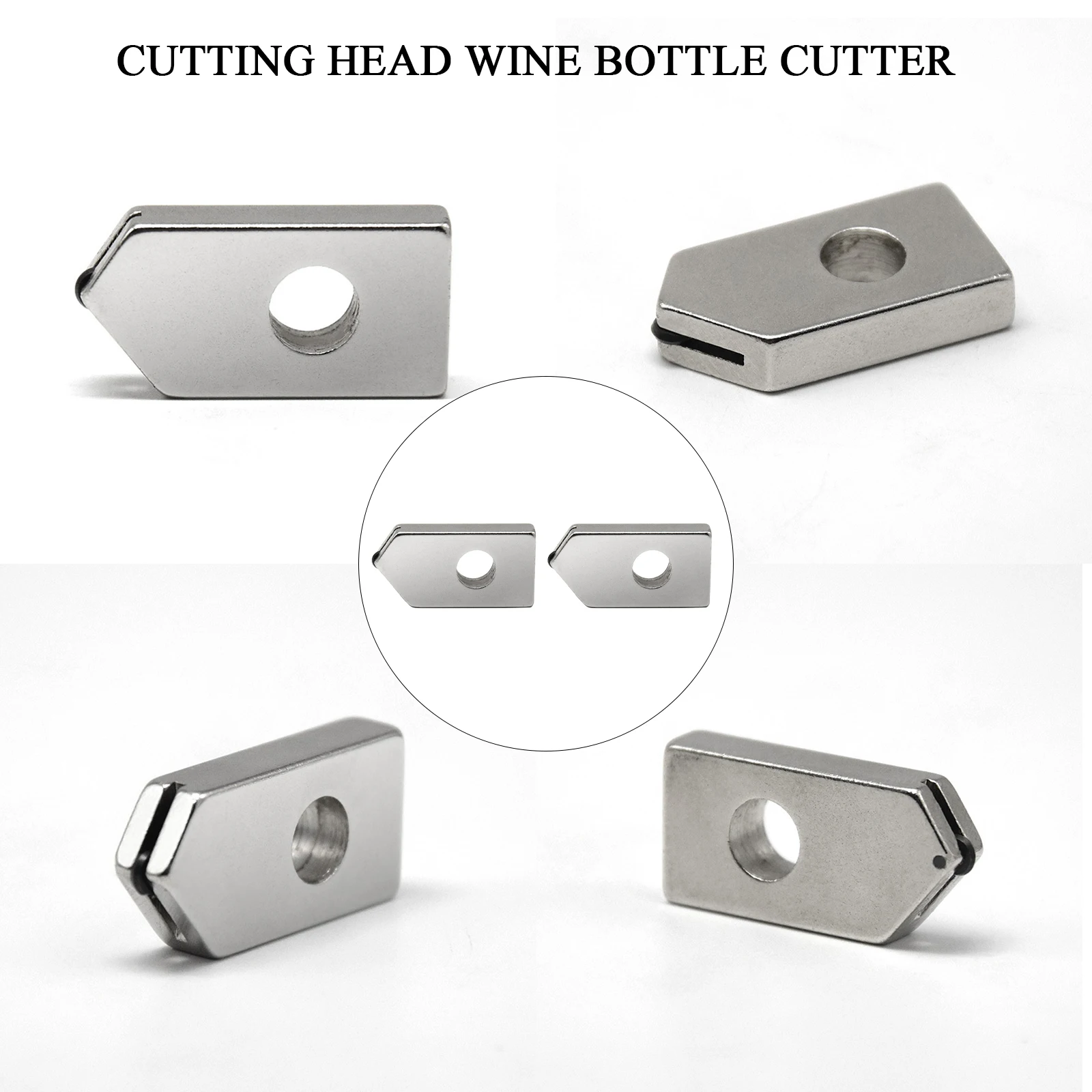 2 Pcs Wine Bottle Cutting Tools Replacement Cutting Head Diamond Cutter Head For Glass Tile Cutter Hand Tool Construction Tools