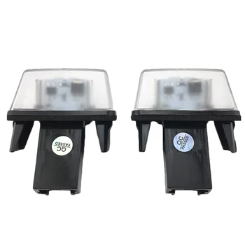 

2x Led License Number Plate Light Lamp C3 C4 5 Xsara License Plate Led Lamp For Peugeut 206 207 306 White
