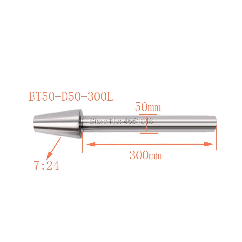 

BT50 Mandrel Spindle Accuracy Test Rod Spindle Test Rod Machine Tool Test Rod BT50-TA50-300L BT50-TA40-300L Accuracy (<0.003)