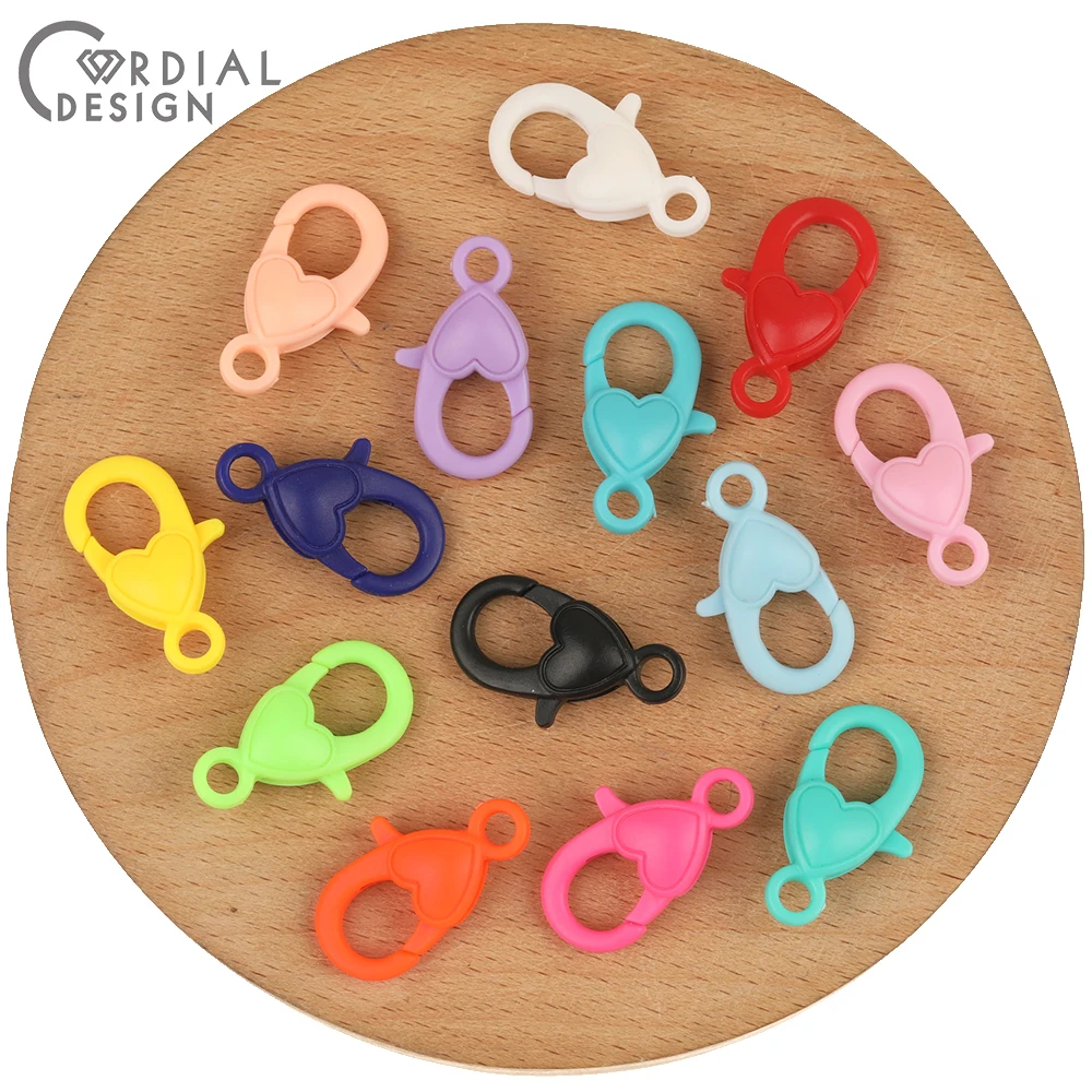 Cordial Design 20Pcs Acrylic Lobster Clasp/DIY Making/Jewelry Findings & Components/Hand Made/Clasps & Hooks/Jewelry Accessories - cordial