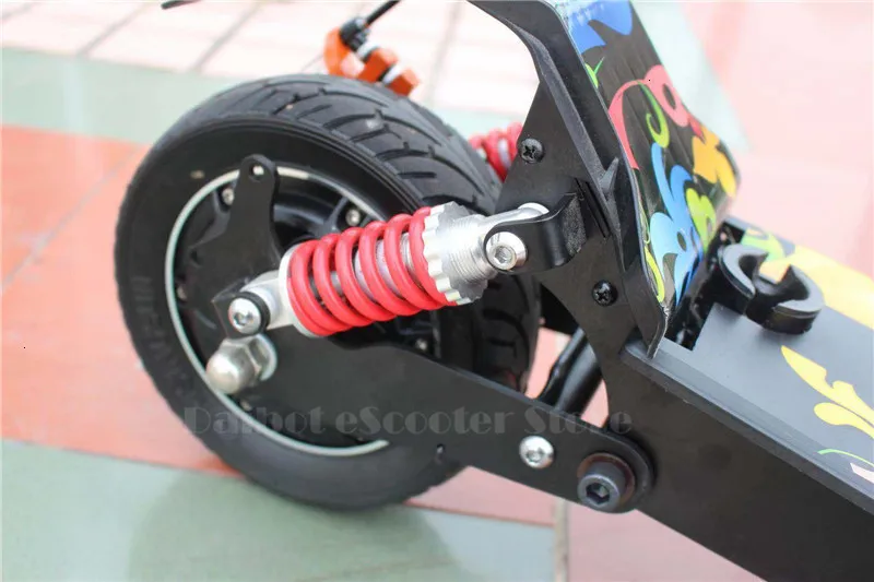 Daibot Folding Electric Bike Adults 2 Wheels Electric Scooters Electric Scooter Seat With Double SuspensionBrake System (9)