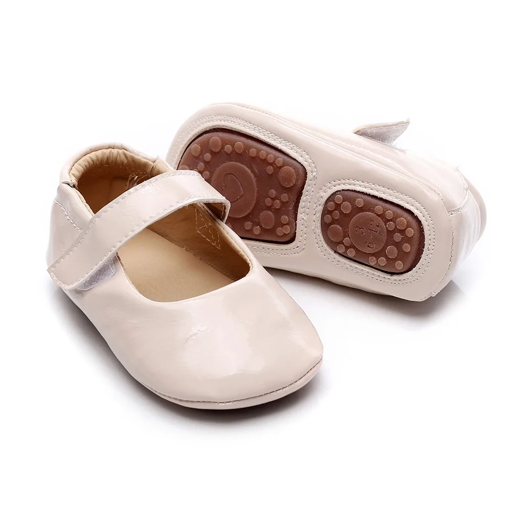 Обувь для новорожденных девочек; обувь принцессы для новорожденных; обувь для маленьких девочек; однотонные осенние детские ботиночки на липучке; г.; обувь для первых шагов