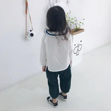 Осенние детские вельветовые повседневные штаны для малышей, детские штаны-шаровары для мужчин и женщин, вельветовые брюки