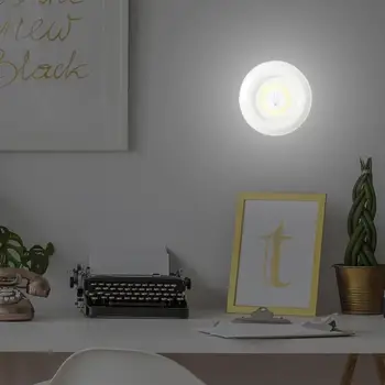 

COB Dimmable LED Under Cabinet Light Puck Lamp Touch Remote Control Wall Ceiling Pat Light for Wardrobe Bathroom lighting