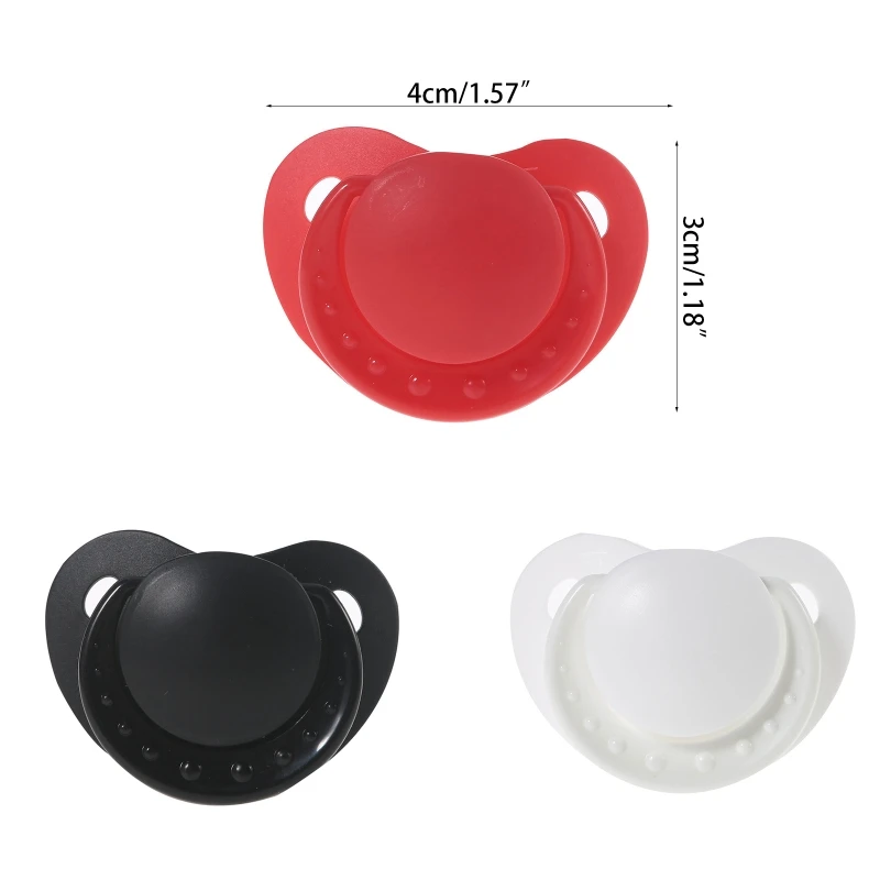 Grade Silicone Adult Pacifier Dummy Big Size Nipple Wide-bore Soft Safety Adult Teether Toys Dropshipping - Image 6