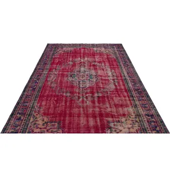 

Handmade Natural Vintage Turkish Area Rug 193x296 Cm-6'4''X9'9''