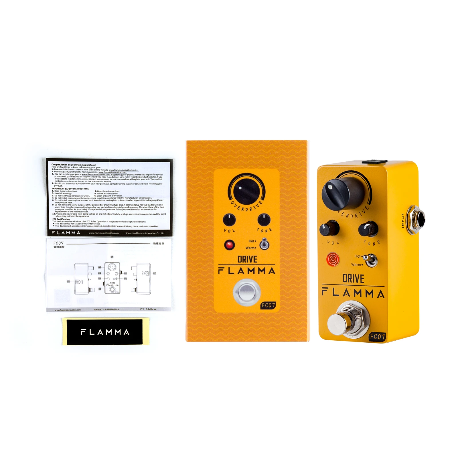 FLAMMA FS07 ギターエフェクター FLAMMA FS07 Stereo Cabinets Simulation Pedal – Flamma Innovation