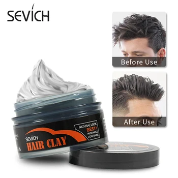 

Hair Clay High Glow Gloss Hair Wax Natural Appearance for Man Makes Fashion Cool DIY Hair Style Tools Hair Salon Daily Use