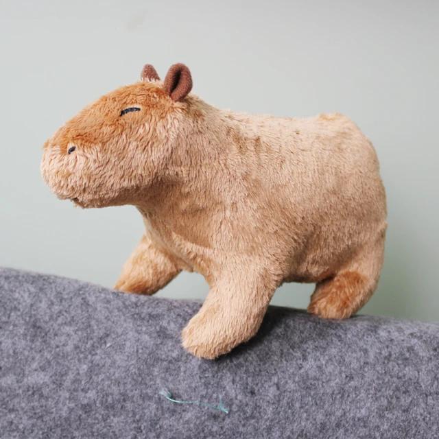 Simulation Animal Capybara Plush Toys Cute Capybara Plushie Dolls Stuffed Soft Animals Children Toys Kids Peluche Christmas Gift 6