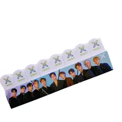 8 листов/набор Kpop X1 канцелярские блокноты для заметок StickersX одна Милая Мини-закладка для заметок индекс