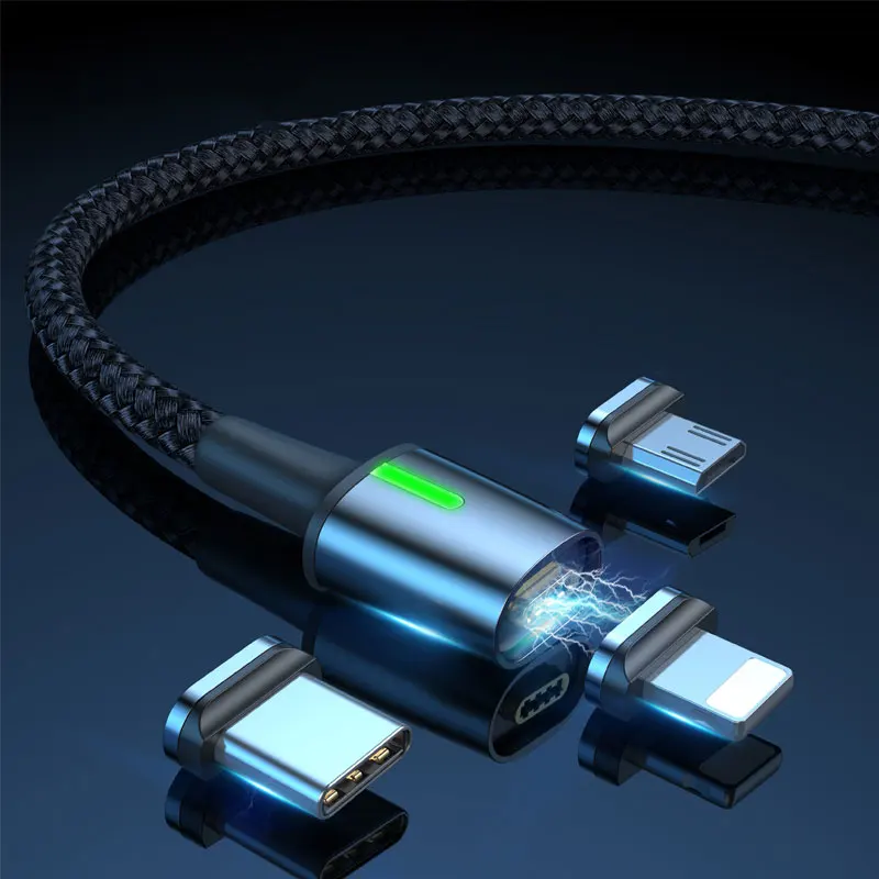 Магнитный Micro USB кабель Baseus для iPhone samsung type-C кабель для зарядки Магнитный адаптер для зарядного устройства usb type C кабели для мобильных телефонов - Цвет: For iP Type C Micro