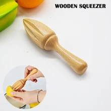 Wooden Lemon Squeezer Mini Hand Press Manual Juicer Fruit Orange Juice Extractor Reamers Ten-corner Design Kitchen Home Tool aluminum alloy manual hand press juicer orange lemon fruit juice squeezer high quality easy operation juice press squeezer