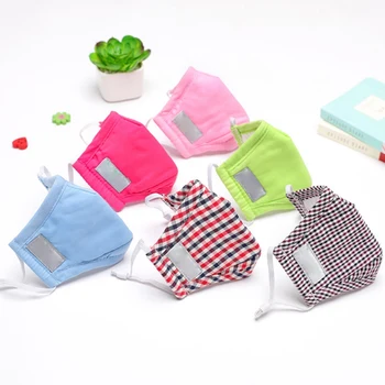 

Children's Mask Anti-PM2.5 Haze Breathable Anti-dust Filter Mask Cotton Face Mask Folding Washable Protective Mask Random Color