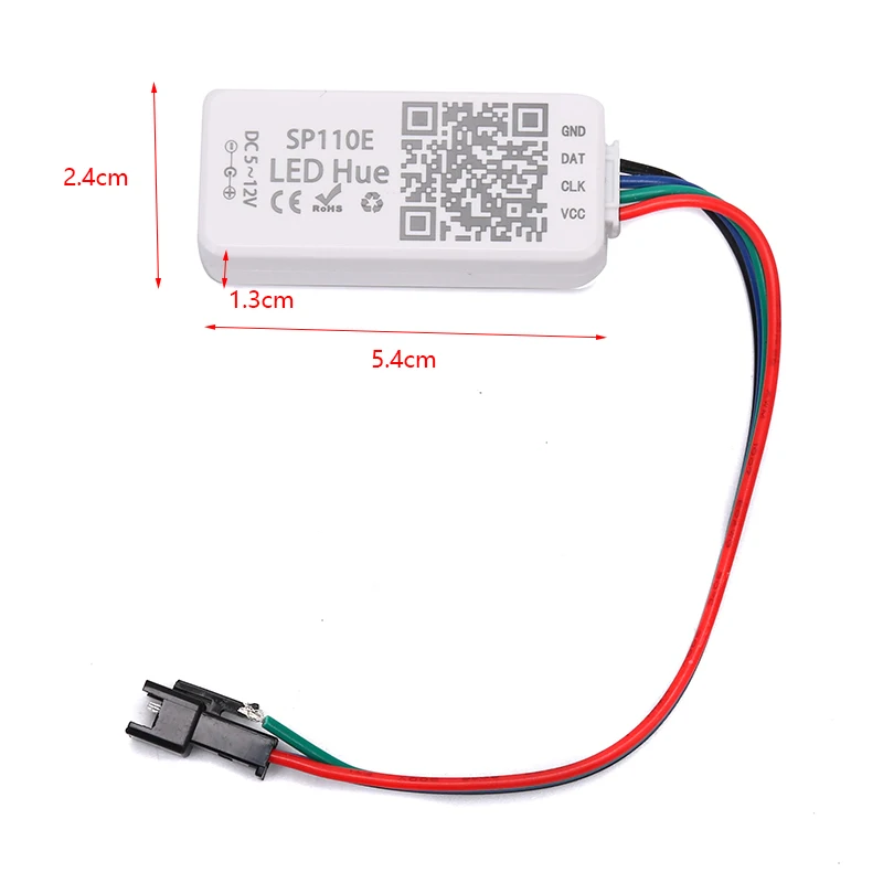 1 шт Высокое качество DC5-12V SP110E blutooth-контроллер управления светодиодными rgb-лентами для светодиодный полосы светодиодный контроллер 5,4 см* 2,4 см* 1,3 см