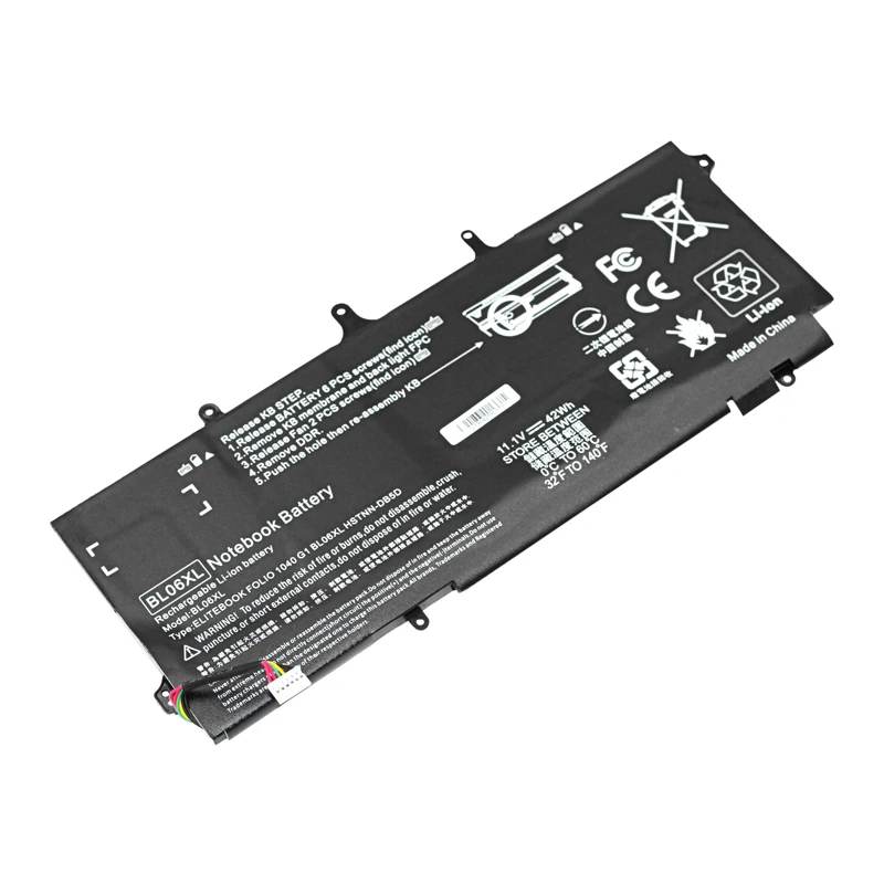 BL06042XL HSTNN-W02C 722236-2C1 BL06XL Аккумулятор для ноутбука HP EliteBook Фолио 1040 G0 G1 G2