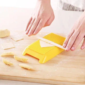 

Pasta Molds & Stamps Powder Mold Board With Rolling Pin Small Spiral Hollow Italian Macaroni Maker Pasta Tools