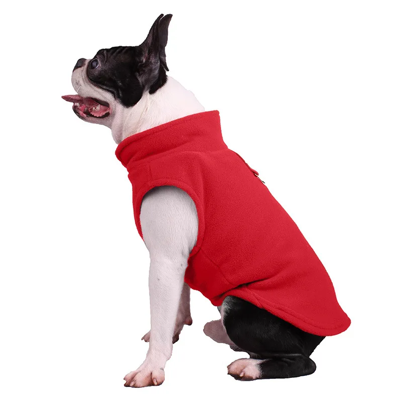 Зимняя Теплая Одежда для собак, куртки для собак, щенков, Рождественская одежда, Толстовки для маленьких и средних собак, одежда - Цвет: Red