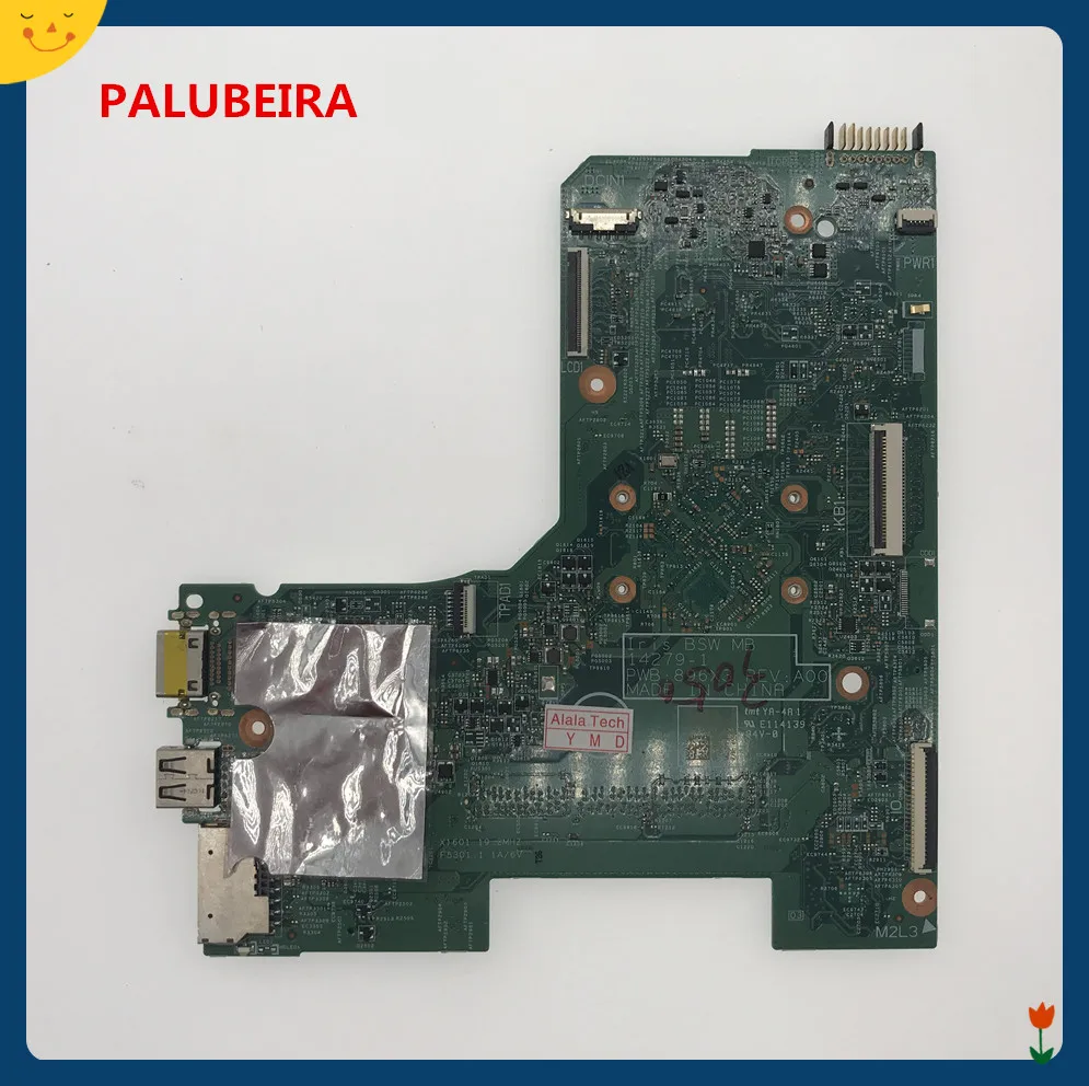 Материнская плата для ноутбука DELL 3452 3552 материнская с SR29H(N3050u) ЦП 00DTRW 0DTRW Iris BSW MB 14279