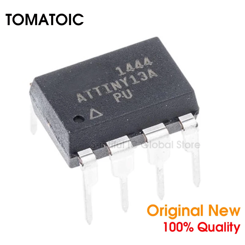 1 шт. ATTINY13A DIP8 ATTINY13A-PU ATTINY13 DIP-8 8-битный микроконтроллер чип | Электроника