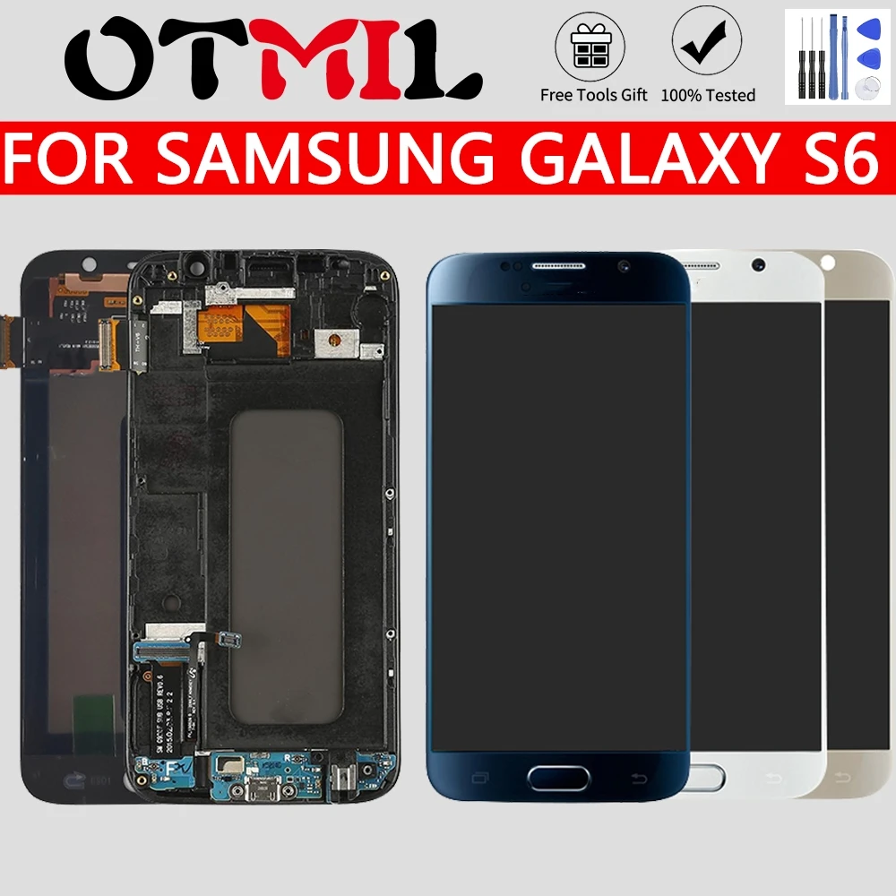 ЖК дисплей с дигитайзером сенсорный экран S6 эффектом затемнения дигитайзер G925 Edeg