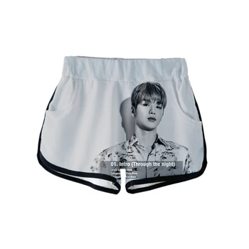 

KPOP Kang Daniel 2019 NEW Album color on me 3D print Summer Women Casual Cute girl Hot Sale Sexy Shorts Clothes