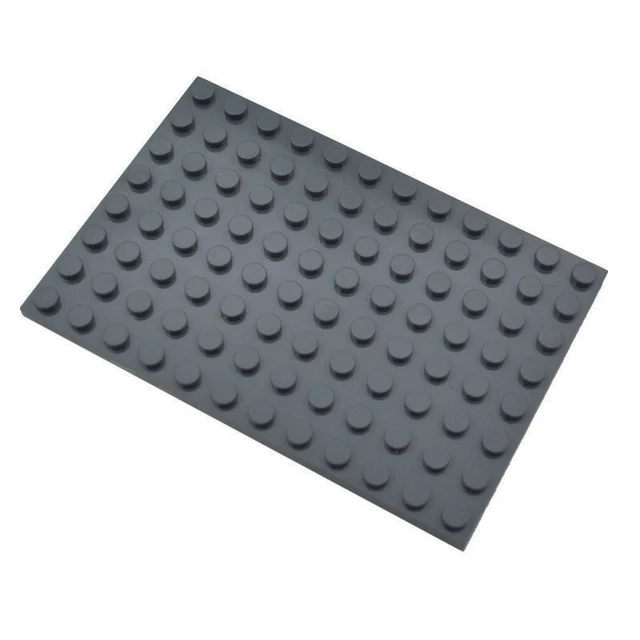 20pcs DIY Building Blocks 8x12 Dots Thin Figures Bricks Educational Creative Size Compatible With Brand Toys for Children Dark Grey 20PCS