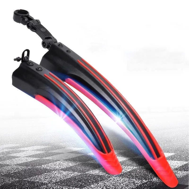 

4 colors 2Pcs Bicycle Mudguard Mountain Bike Fenders Set Mudguards Bicycle Mudguard Wings For Bicycle Front And Rear Fender 2020