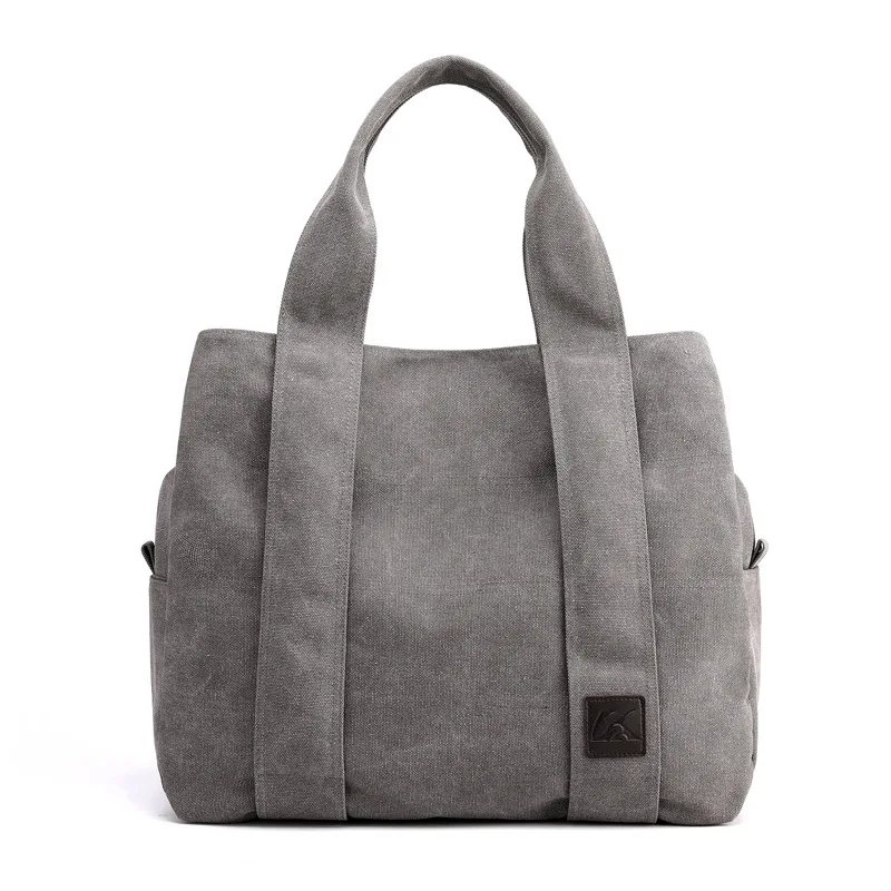 

New Style Lady Bag Canvas Backpack Shoulder Bag Handbag Casual Tote Bag Simple Fashion Large Capacity Travel