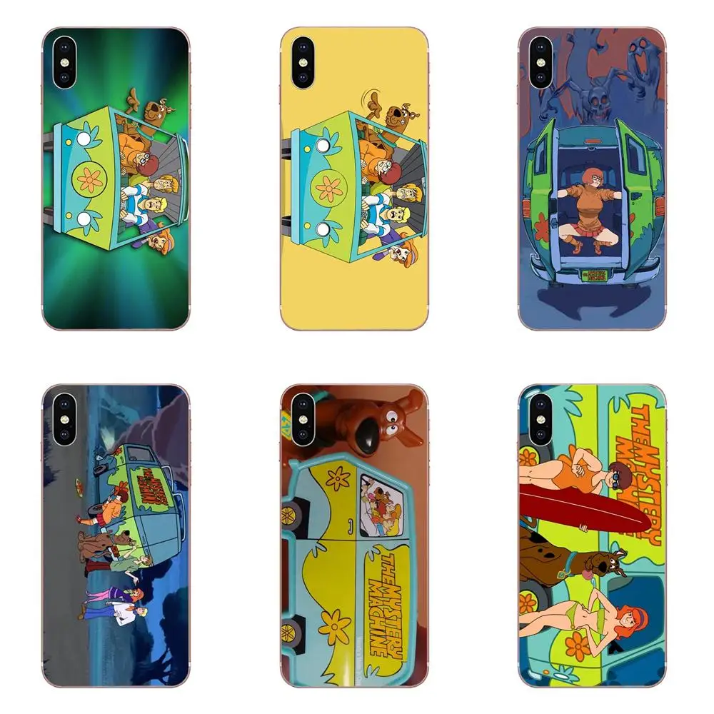 

Soft Cell Phone Case Scooby Doo Mystery Machine For Apple iPhone X XS Max XR 4 4S 5 5C 5S SE 6 6S 7 8 Plus